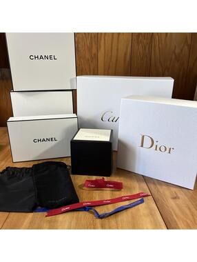 Designer Boxes Only, Chanel, Cartier, Dior & Gucci